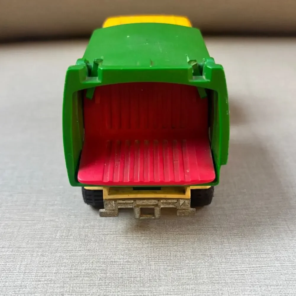 Vintage Majorette Toyota Clean Company Garbage Truck 1:55 Diecast France AS IS